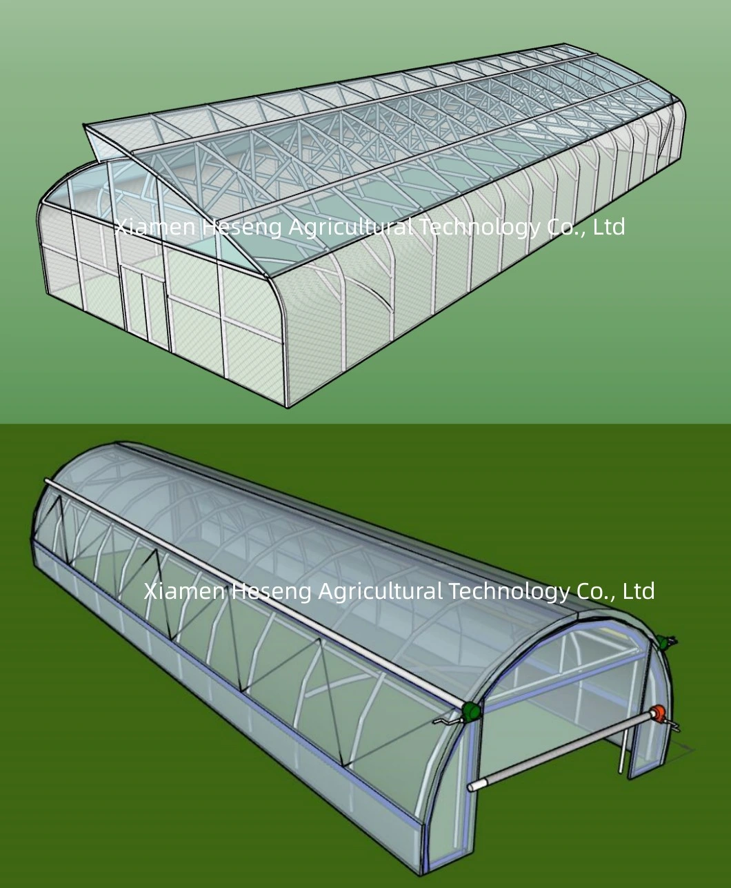 Cheap Agricultural Single Span Poly Film Tunnel Greenhouse with Irrigation and Hydroponics Growing System for Flower Vegetable Medical Plants