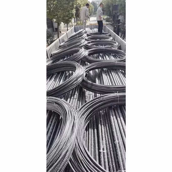 Varilla sólida de fibra de vidrio de salida de fábrica/barra de refuerzo de FRP.
