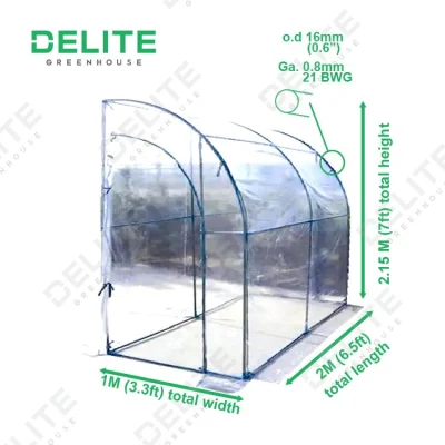 (3X6X7) FT Cultivo de plantas de invierno en interiores Lean to Greenhouse