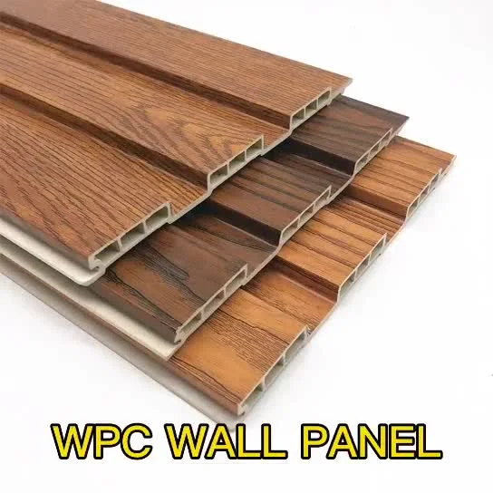 Tubo cuadrado hueco compuesto de madera y plástico WPC para tablero de decoración de partición interior